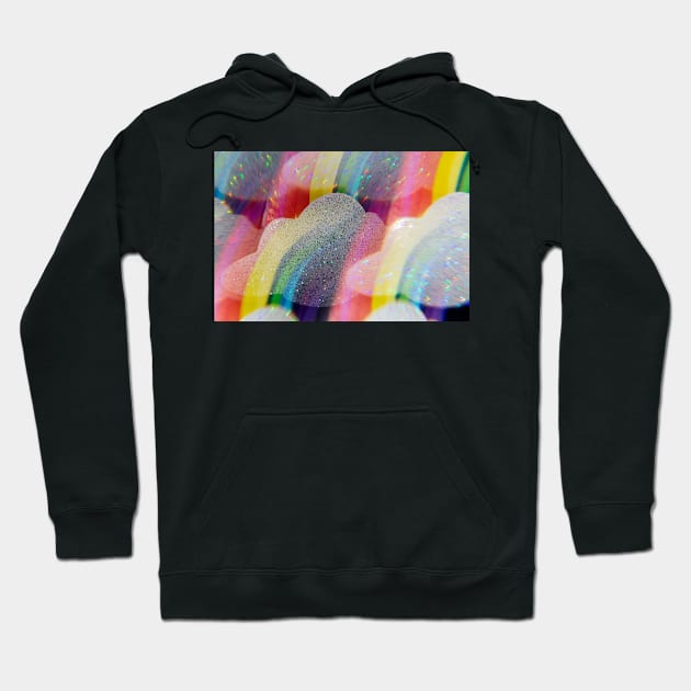 Kaleidoscopic rainbows and clouds Hoodie by karinelizabeth